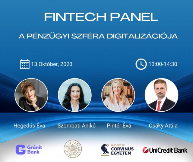 🥁Ismerd meg a FIKOT FinTech panel résztvevőit!